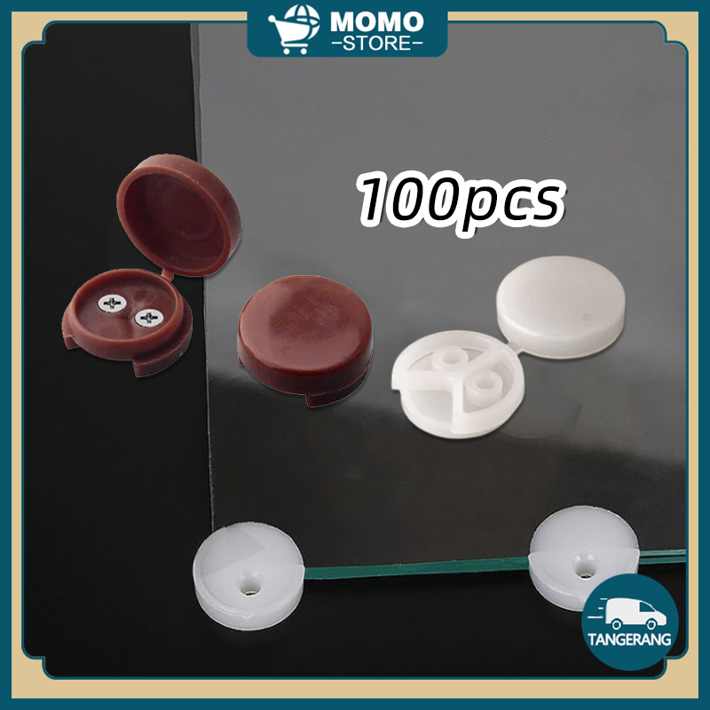 100PCS/Tas Klem Plastik Cermin Kaca Bahan PP Klem Sudut Kaca Lemari Digunakan Untuk ‌‌Fiksasi‌ Cermi