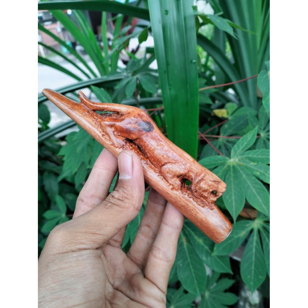 promo terbaik once kayu ukiran macan catik full