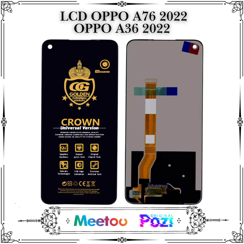 LCD OPPO A76 2022 / OPPO A36 2022 FULLSET ORIGINAL – TOUCHSCREEN COMPLETE