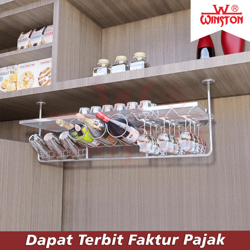 RAK WINE HOLDER STAINLESS STEEL WINSTON WW 001