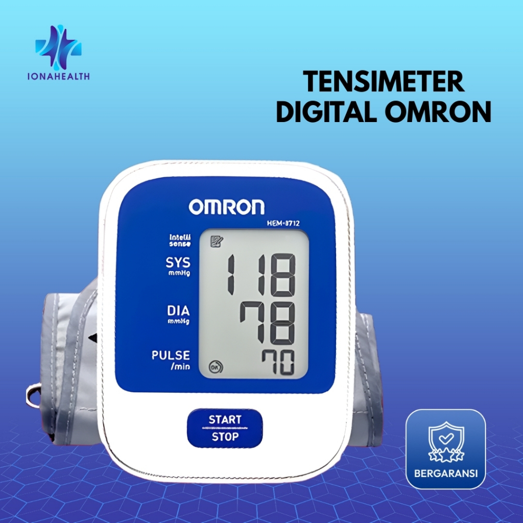 Tensimeter Digital Original Omron Hem - 7124 / Tensi Meter Omron / TENSIMETER DIGITAL OMRON HEM-7124