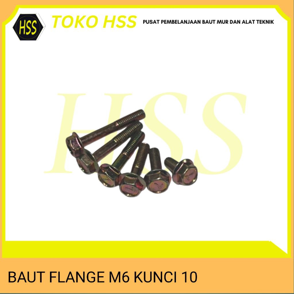 BAUT FLANGE M6 X 35 flange bolt m6x35
