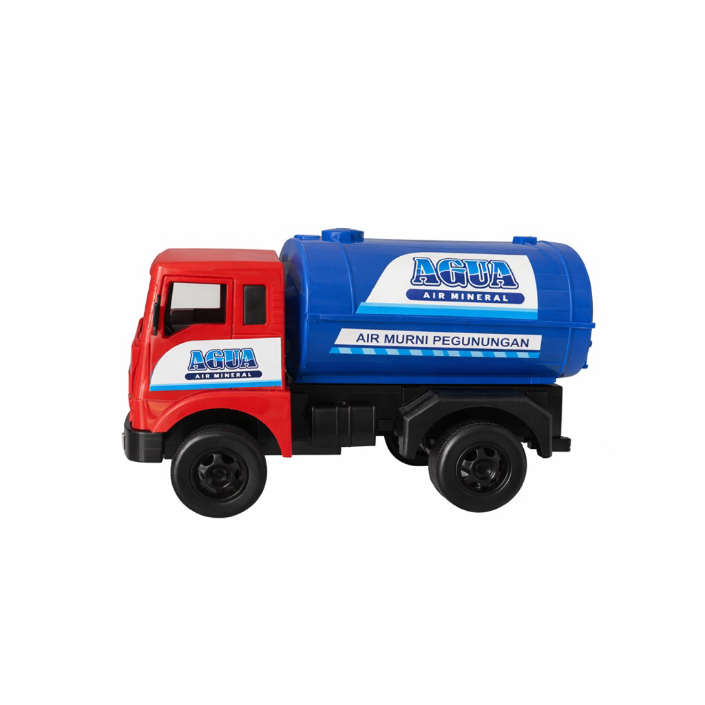 Mainan Mobil Truk Tangki & Box Ekspedisi Anak – Truck Air / Kurir / BBM Plastik Besar