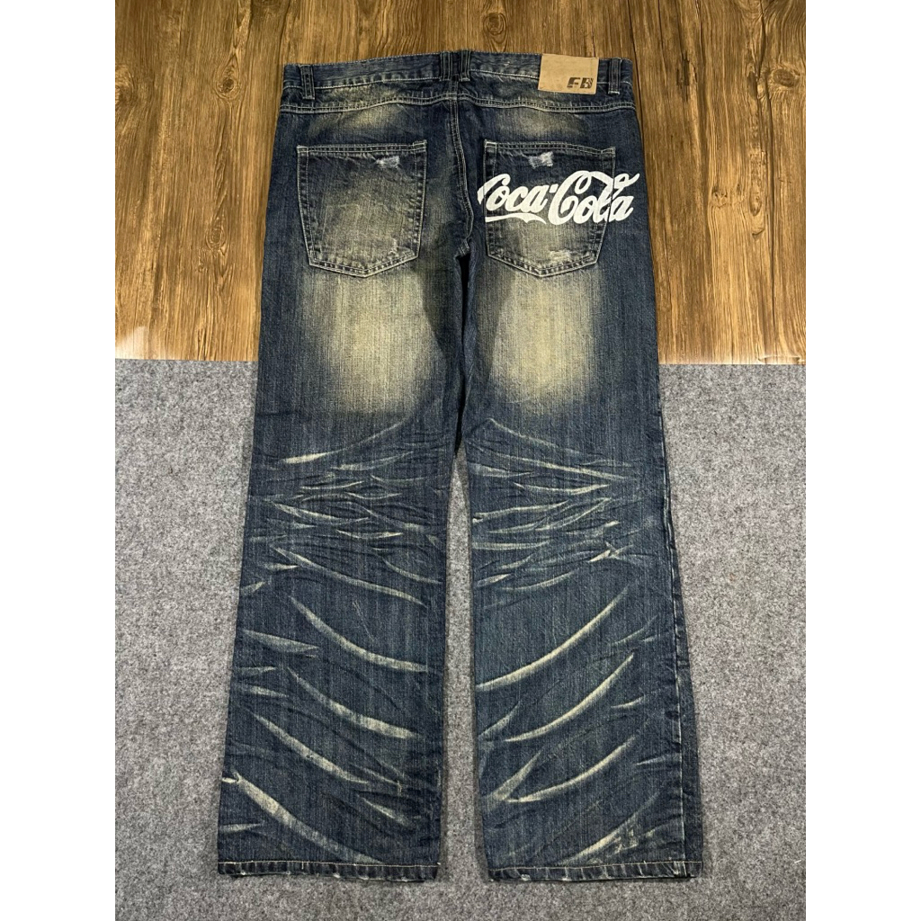 Celana jeans fading Groovy FB second