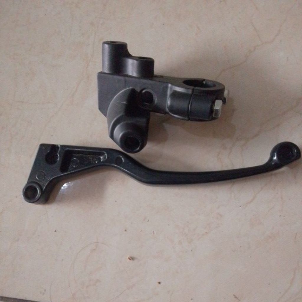 dudukan  kopling satria fu dudukan spion kiri + hendel kopling satria fu