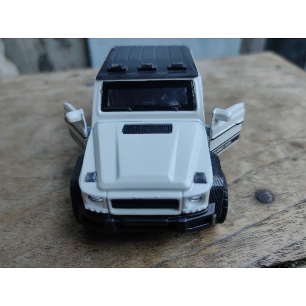 Mainan Mobil Diecast Jeep Wrangler Bahan Aloy PullBack