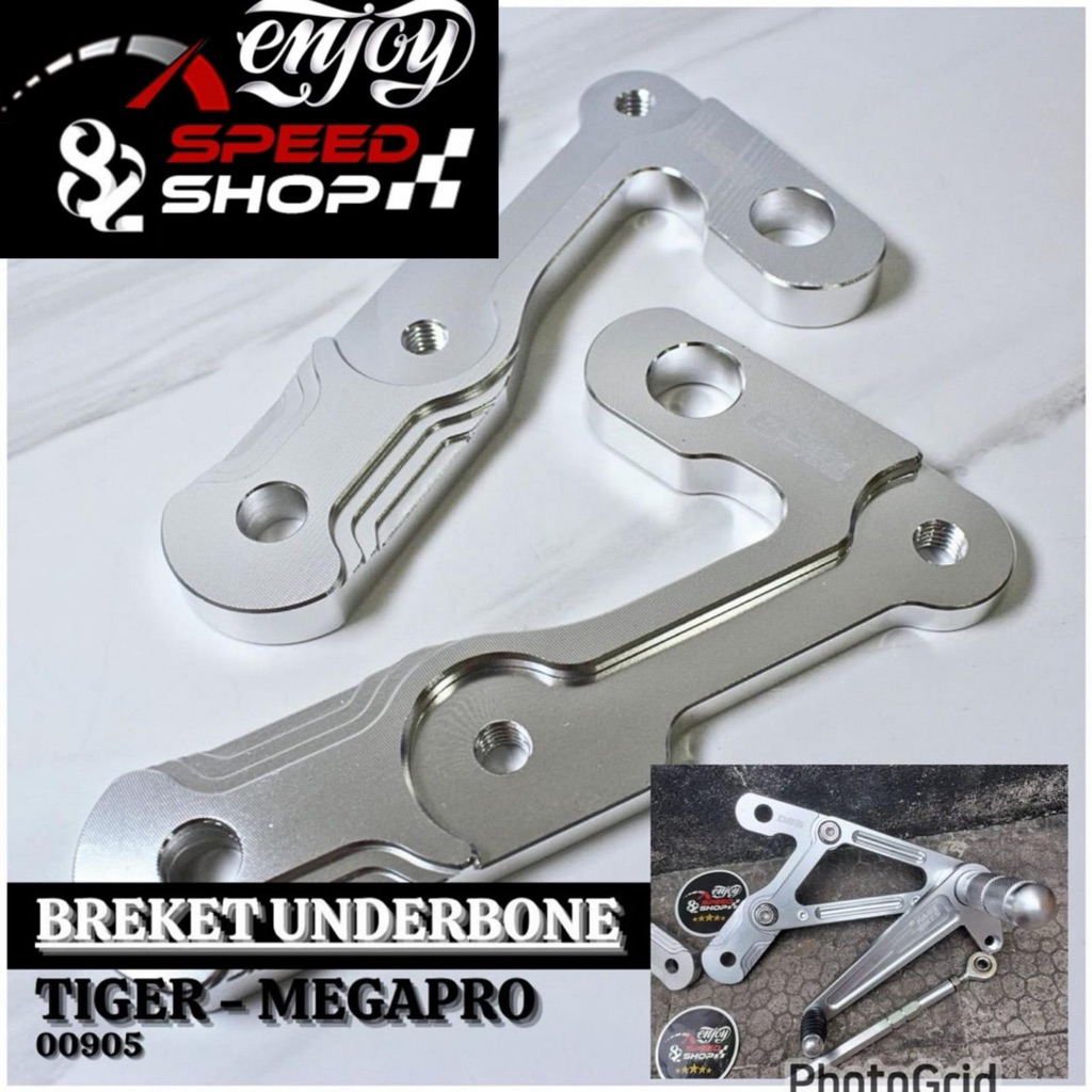 bracket  cnc / breket sambungan underbone dkt ninja ke motor cb old Mp gl herex megapro & Tiger