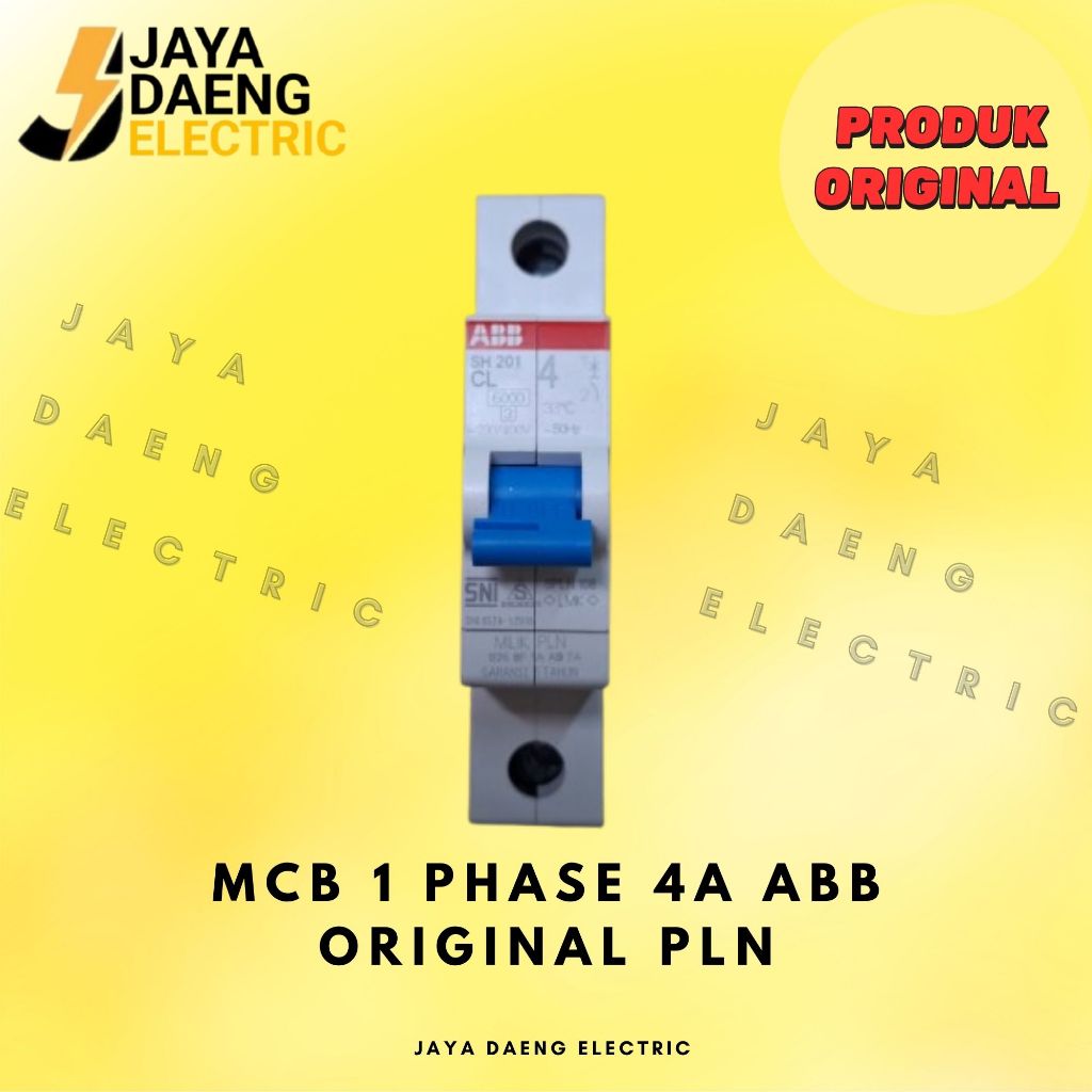 MCB 1 PHASHE 4A ABB Original PLN