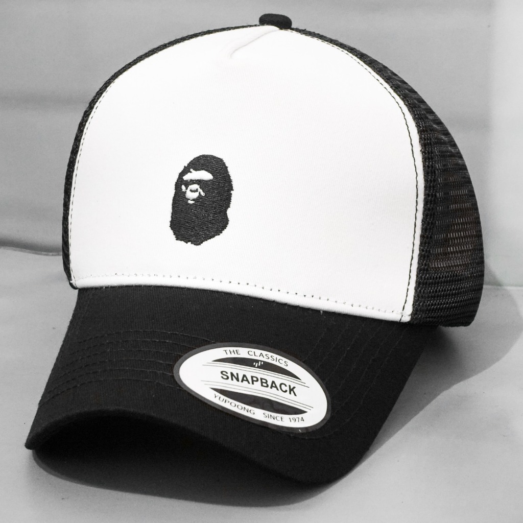 Topi baseball Bape a bathing ape topi pria