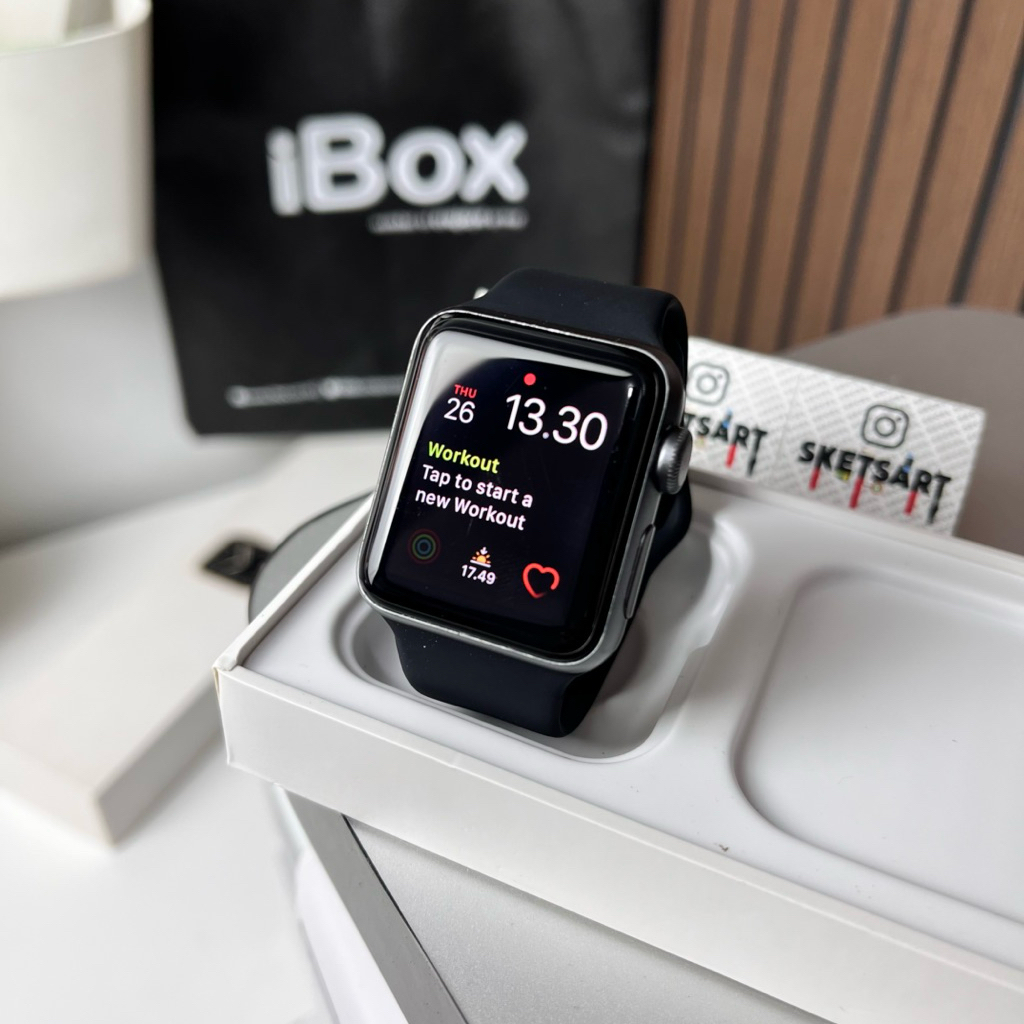 Apple Watch Series 3 38mm iBox iwatch Batre Health 92%