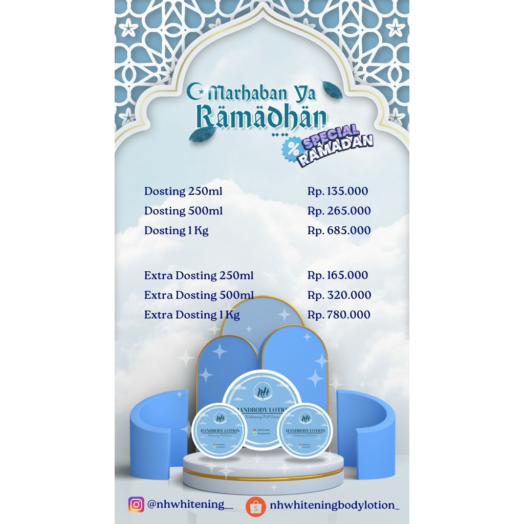 NH Whitening Lotion Pencerah Tubuh - Kulit Cerah dan Sehat