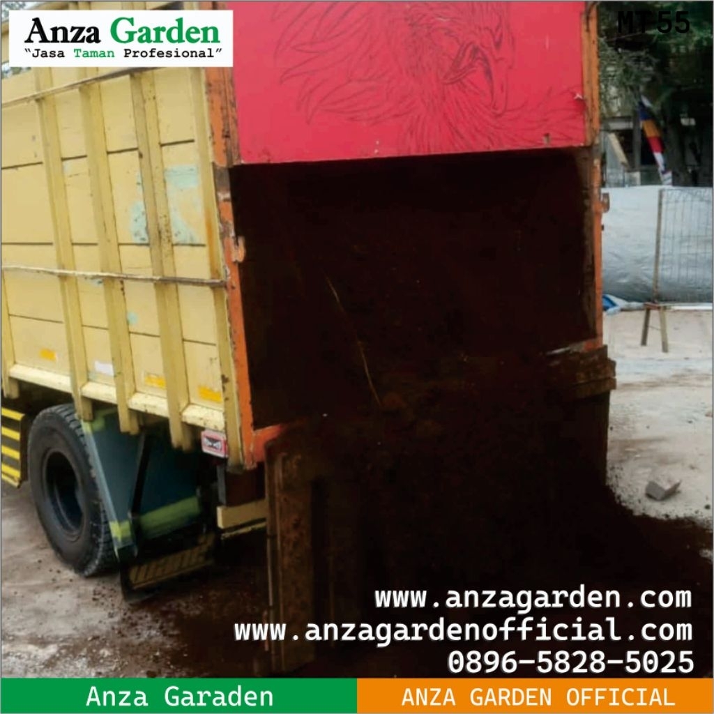 Tanah Lembang Kirim Ke BANDUNG | Warna HITAM | Truk Double Muatan 7 Meter Kubik | ANZA GARDEN | Medi