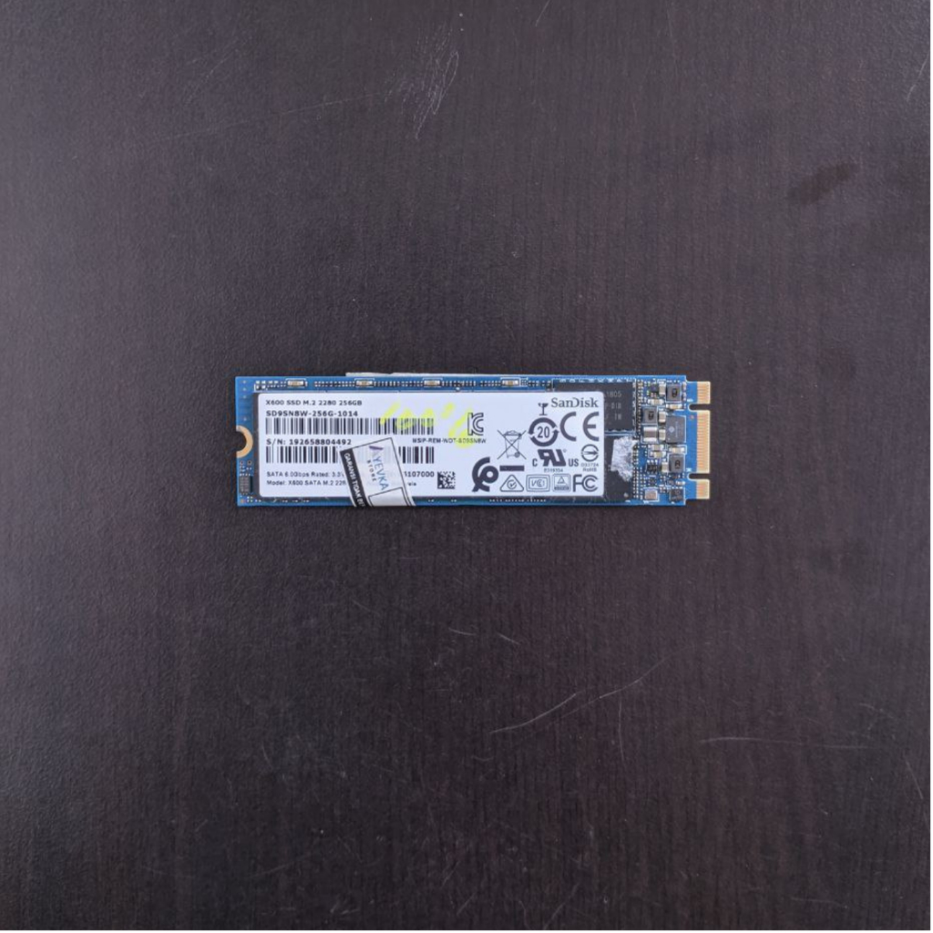 SANDISK SSD 256GB X600 SATA M.2
