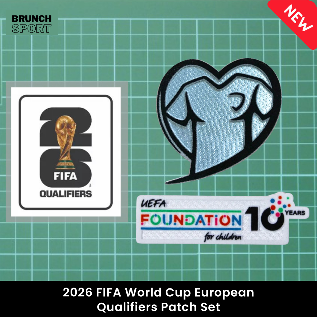 Patch World Cup Qualifiers European Heart Kualifikasi Piala Dunia Eropa Foundation 10 Years Bahan Sa