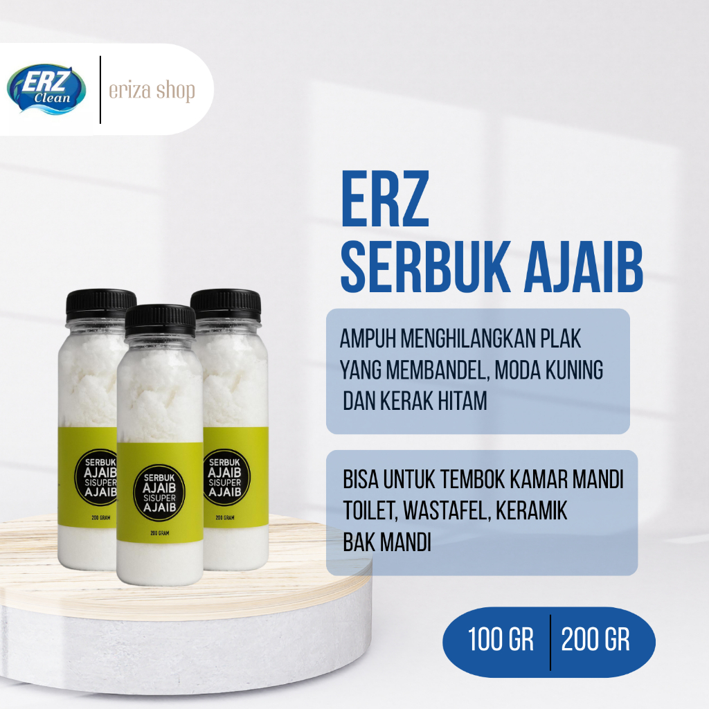 Serbuk Ajaib Pembersih Kamar Mandi Instan/ SERBUK AJAIB PEMBERSIH TOILET WC,KERAK MEMBANDEL, WASTAFE