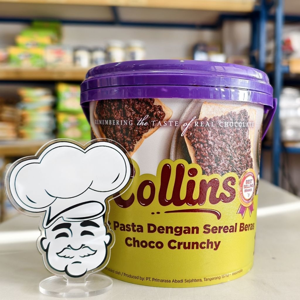 Collins Choco Crunchy 1Kg / Coklat Collins Crunchy / Coklat Crunchy Collins 1Kg