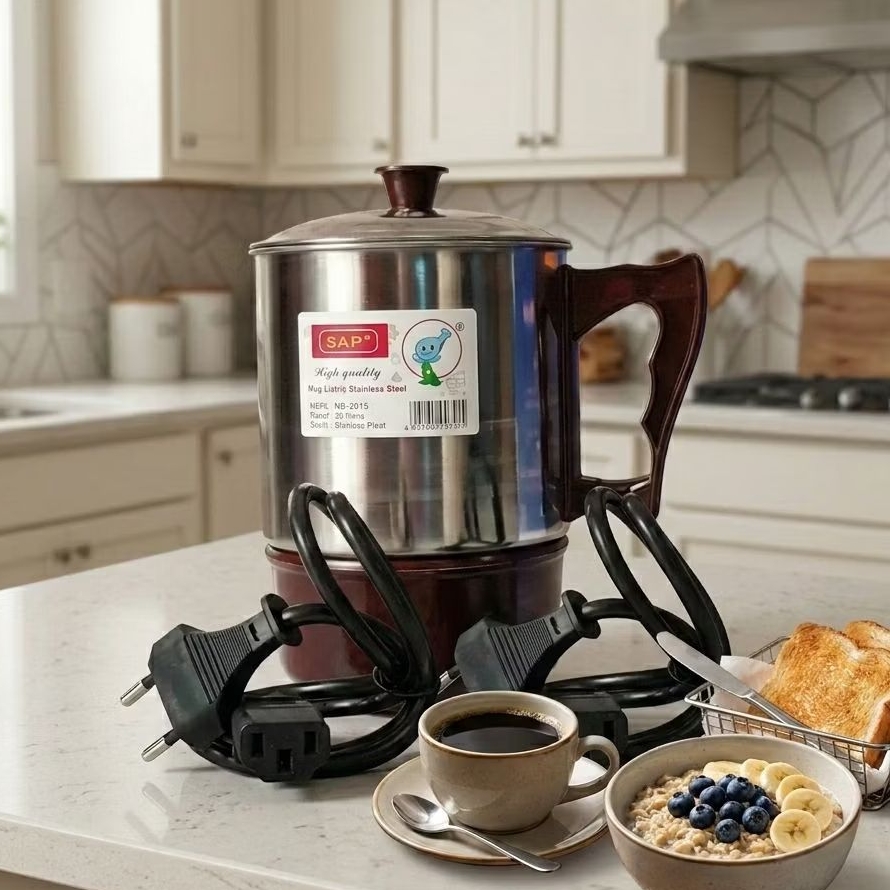 SAP Mug/Teko Listrik Stainless Steel