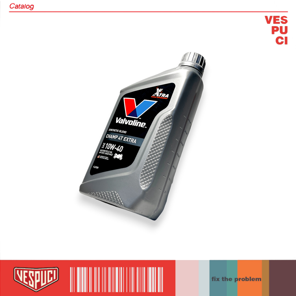 Oli Mesin Valvoline Scooter Matic Champ Extra 4T 10W40 All Modern Vespa Matic, Lambretta V125, Lambr