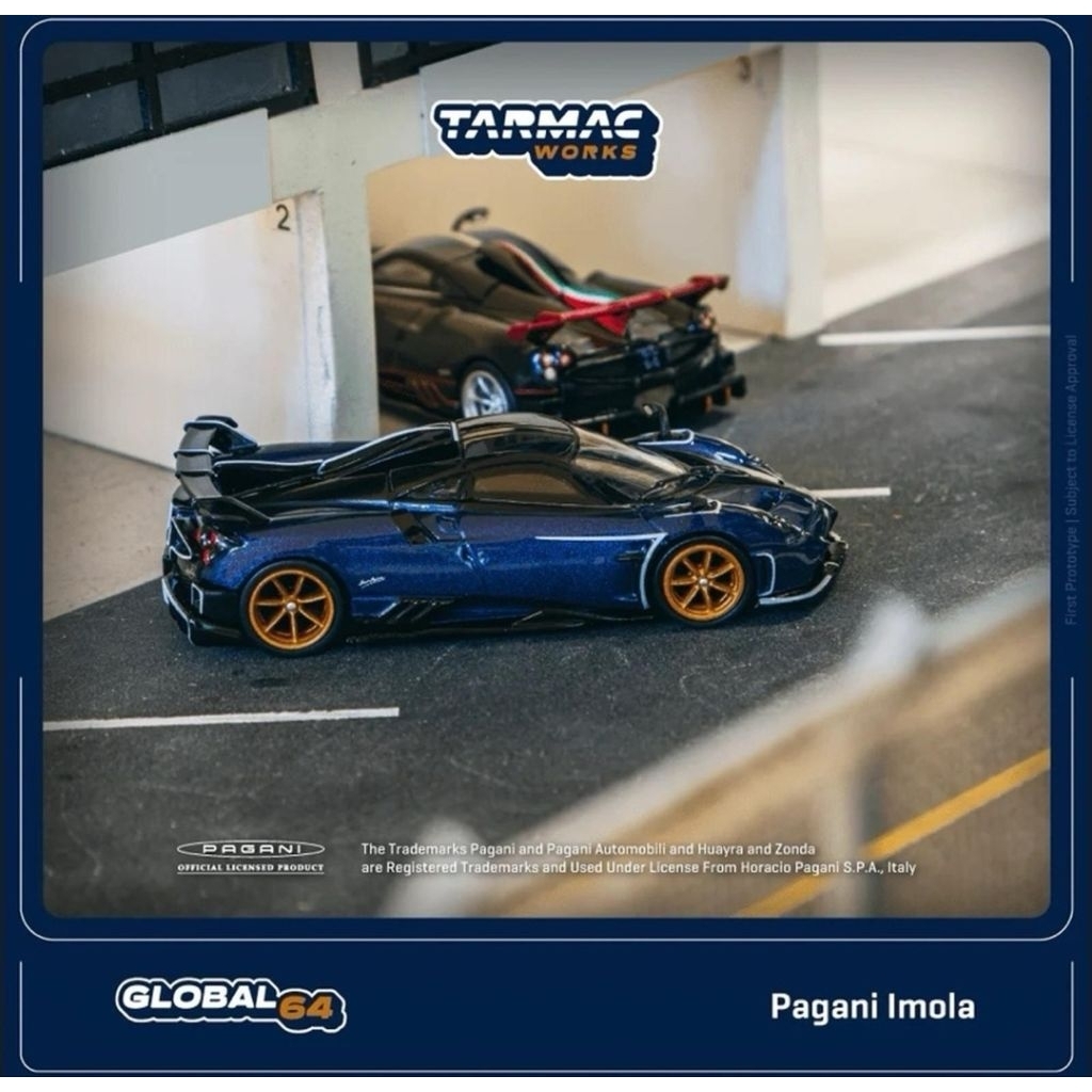 TARMAC PAGANI IMOLA BLUE ARGENTINA