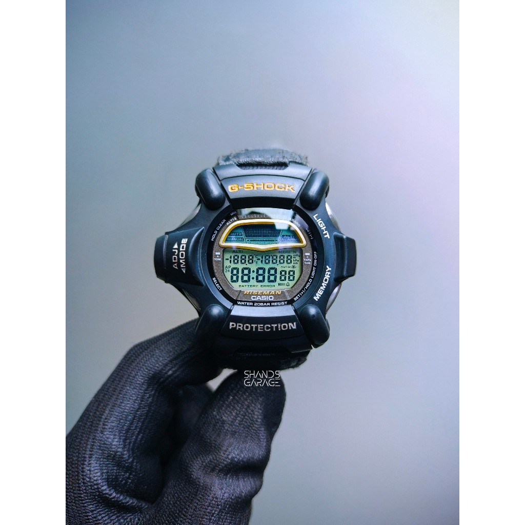 XXX SOLD OUT XXX Jam Tangan Casio G-Shock DW-9100 Riseman Titanium Man In Black Collections Preloved
