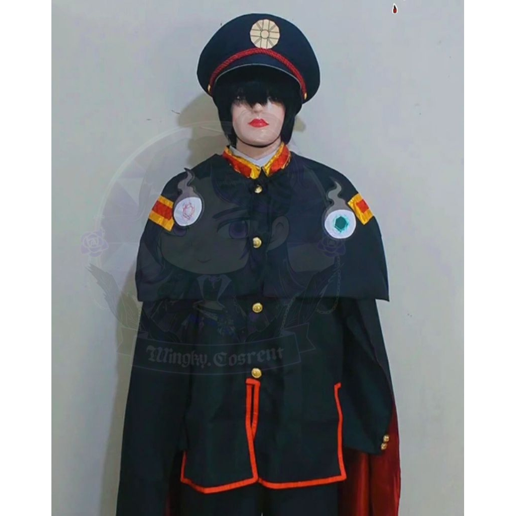 [FULLSET] Hanako Kun Toilet Bound Costume Cosplay EX RENTAL | FREEBRAND TAOBAO HQ Udah Include Jubah