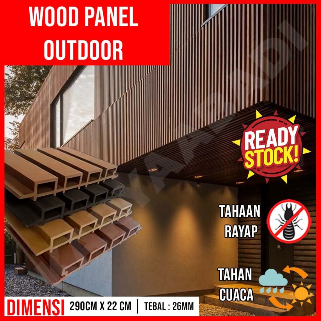 WPC WALLPANEL CLADDING OUTDOOR / WALL PANEL WPC OUTDOOR 2