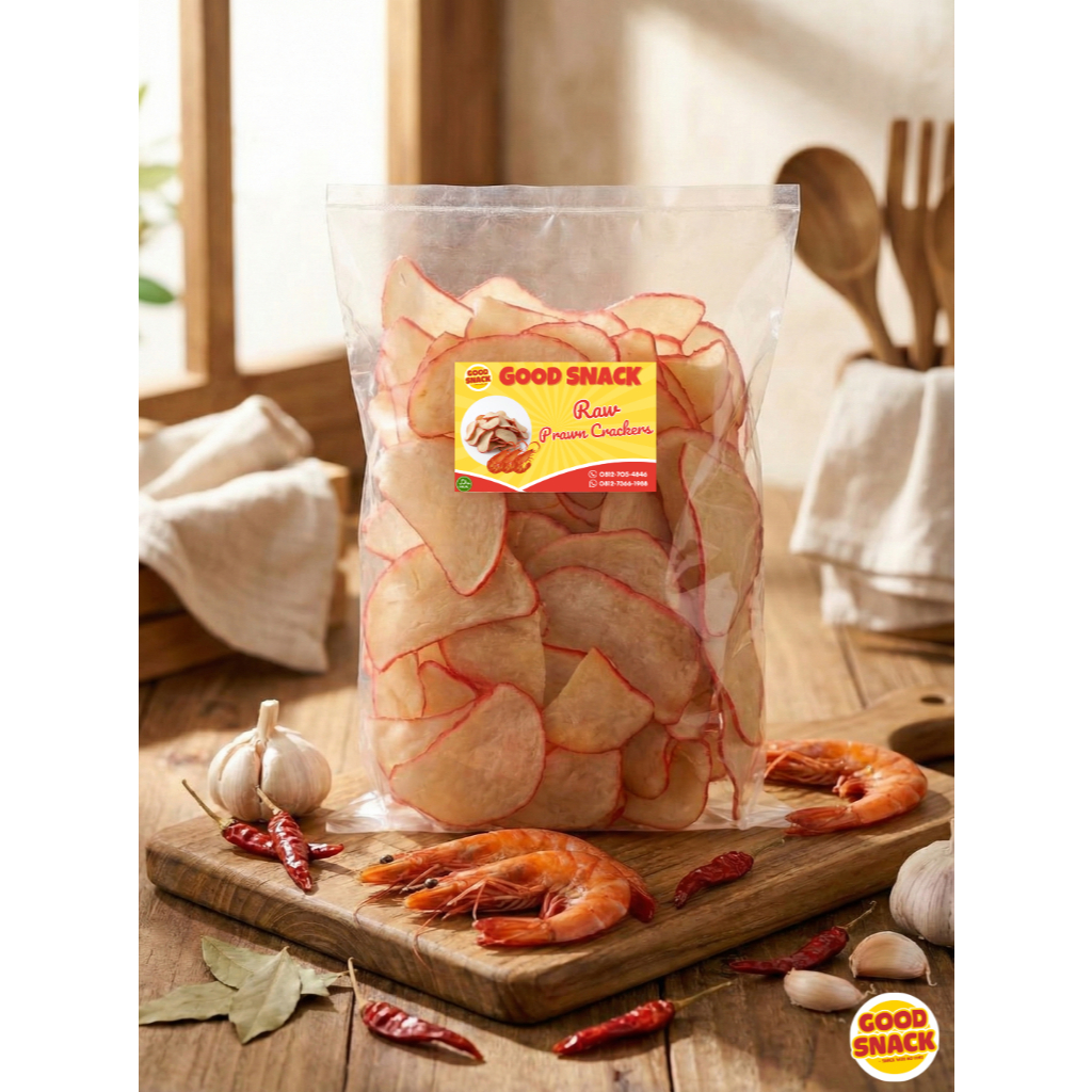 Kerupuk Mentah 500g Ikan Tenggiri Udang Tanjung Pinang Rangsang Stick Seafood