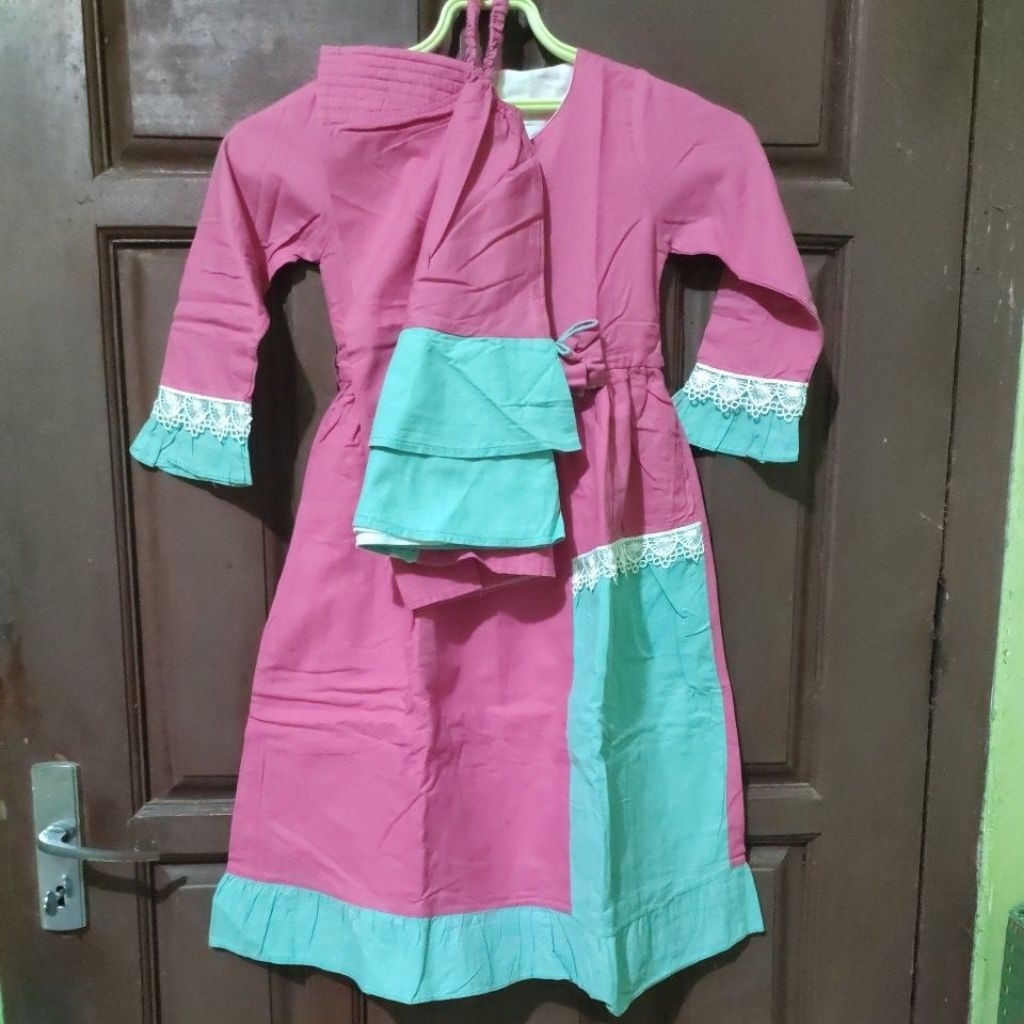 GAMIS.SET.HIJAB.ANAK.3TAHUN