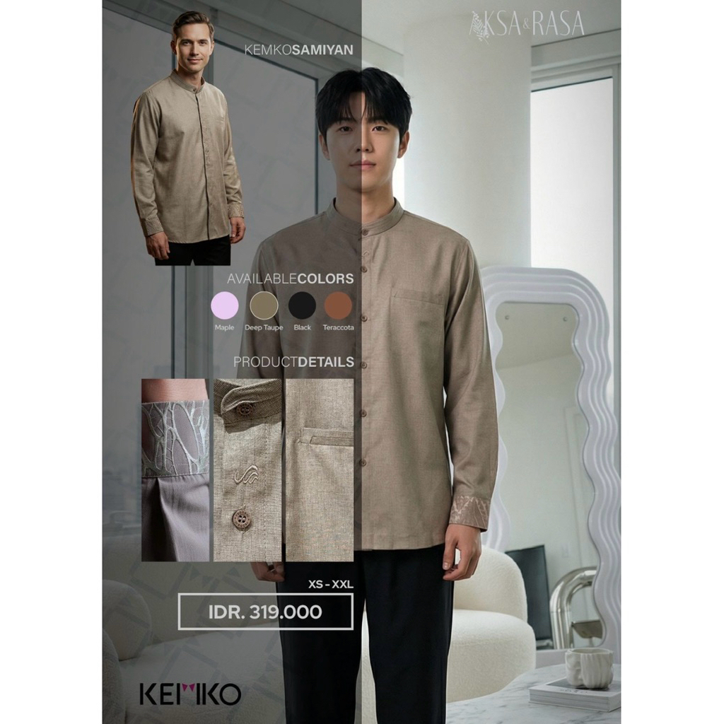 Rabbani - baju koko pria KEMKO SAMIYAN MST