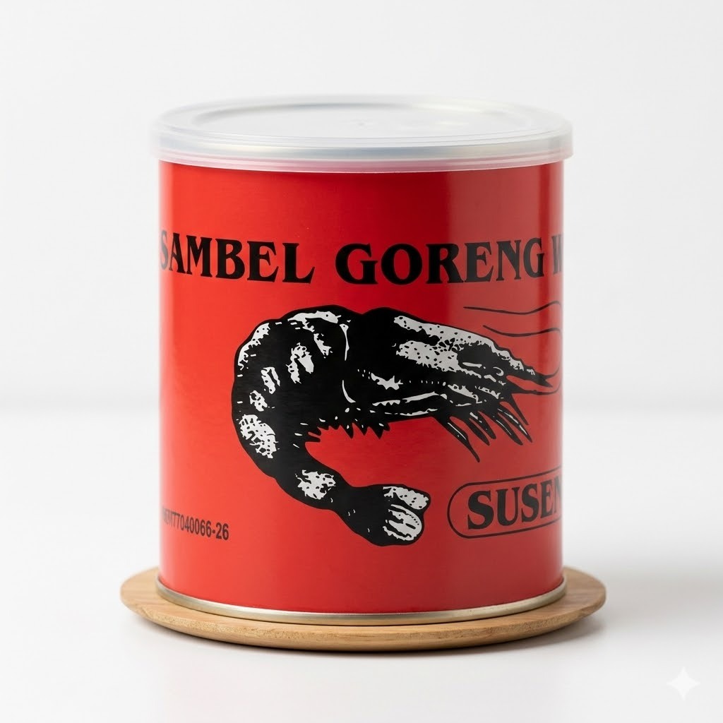 Sambal Goreng Kentang Ebi Suseno Kaleng 250gr