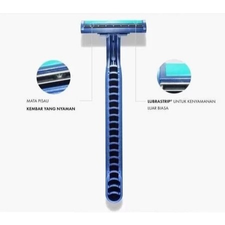 Cukur Manual 2 Mata Alat Cukuran Jenggot Manual Cukur Murah - Pencukur Kumis