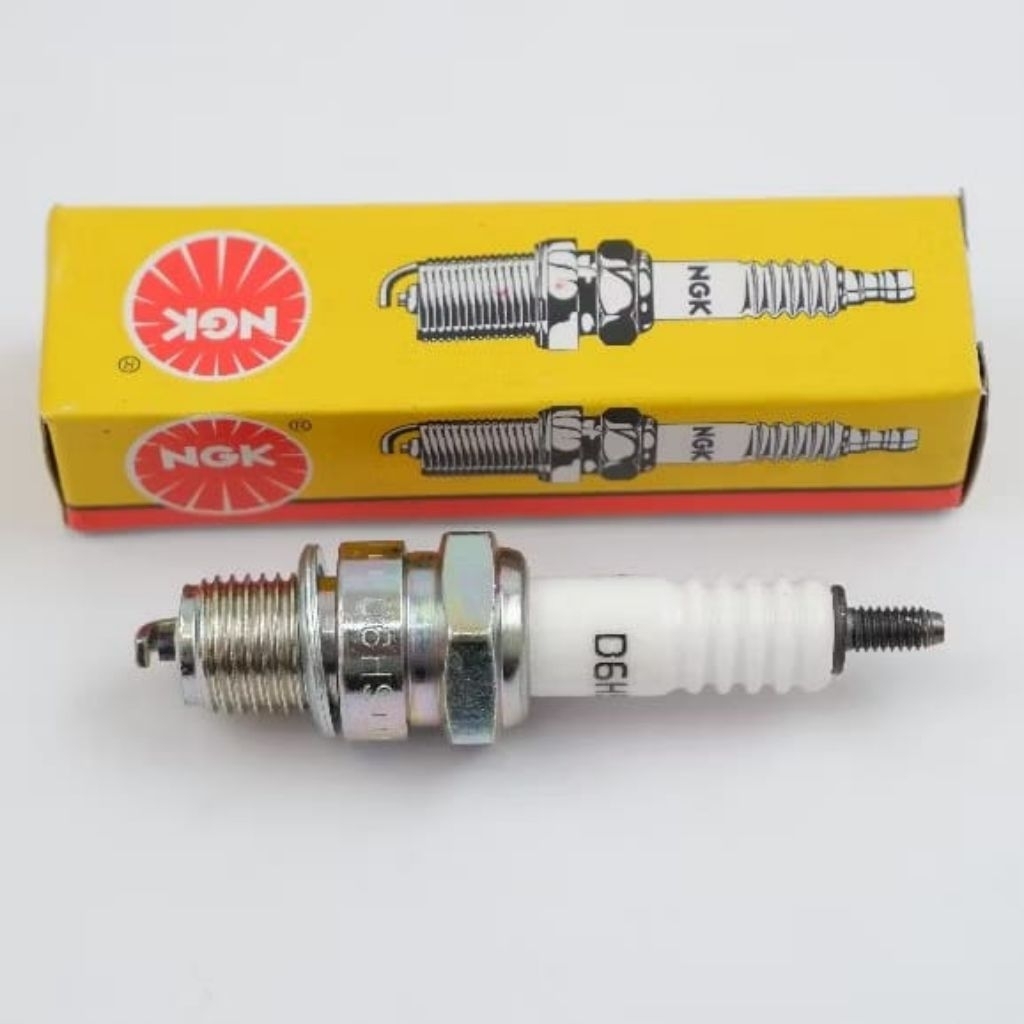 NGK Busi NGK D6HS 1 pcs untuk Motor Klasik C90 C70 S90 C90z dengan Spesifikasi 10nX12.7 1/2