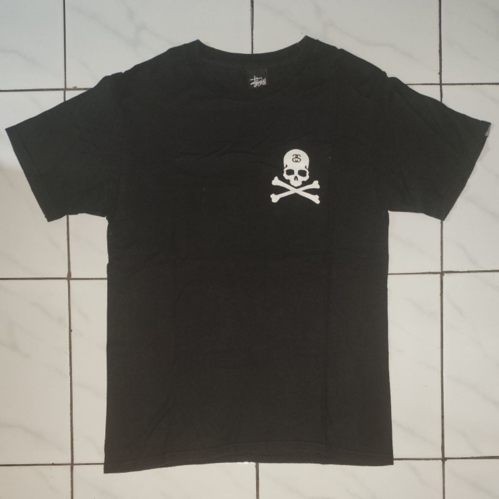 stussy x mastermind black S