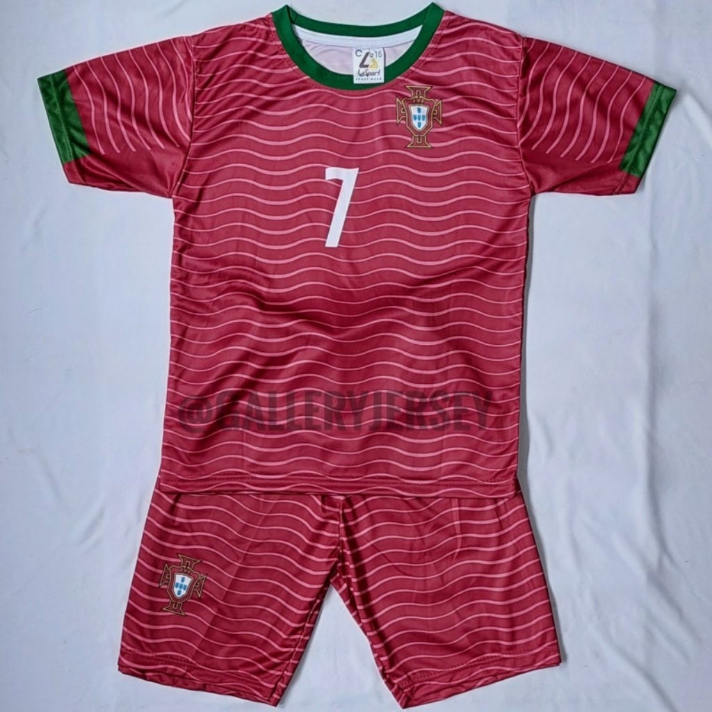 SETELAN JERSEY PORTUGAL RONALDO ANAK ANAK SETELAN JERSEY BOLA PORTUGAL ANAK ANAK RONALDO SETELAN BAJ