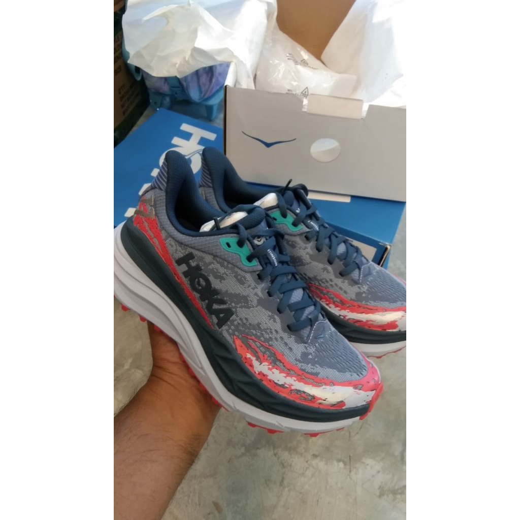 Sepatu Running Hoka Stinson Anchor/Gull 100% Original