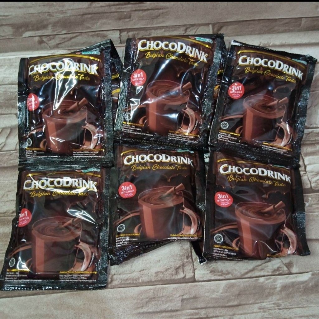 ChocoDrink 1 Renceng - Choco Drink Dengan Sensasi Rasa Belgian Chocolate Coklat Minuman