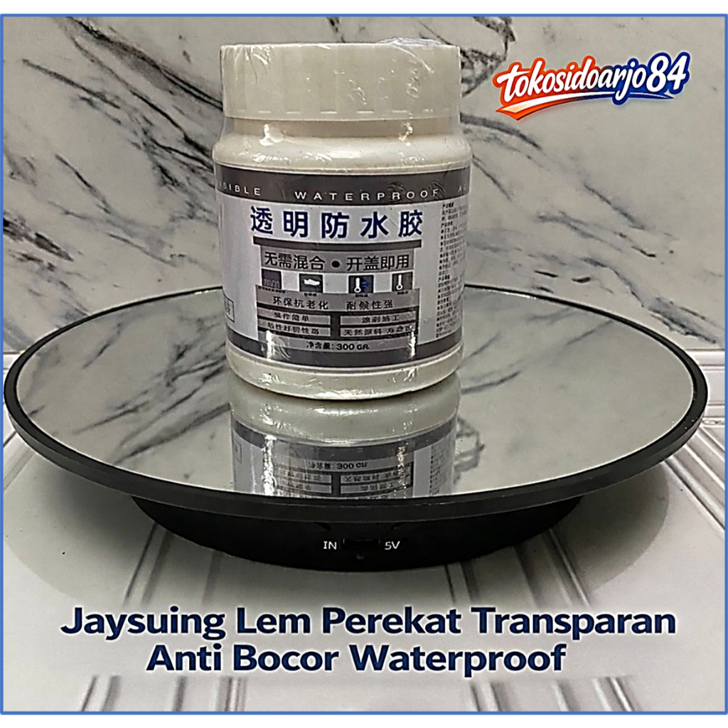 JAYSUING Lem Transparan Anti Bocor Waterproof Pelapis Atap Dak Beton Anti Rembes | Sealant Tembok Re