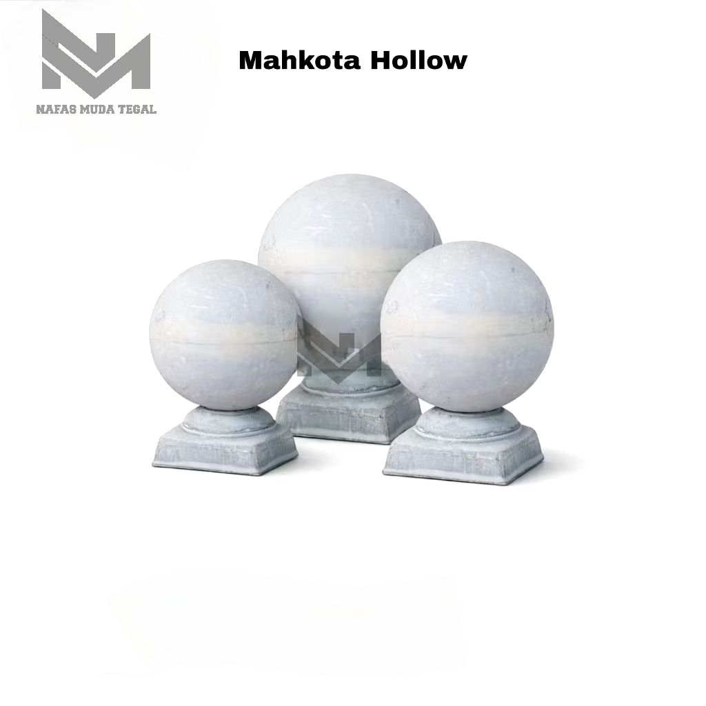 Mahkota Bola Besi Holo | Aksesoris Pagar Tralis Balkon dll