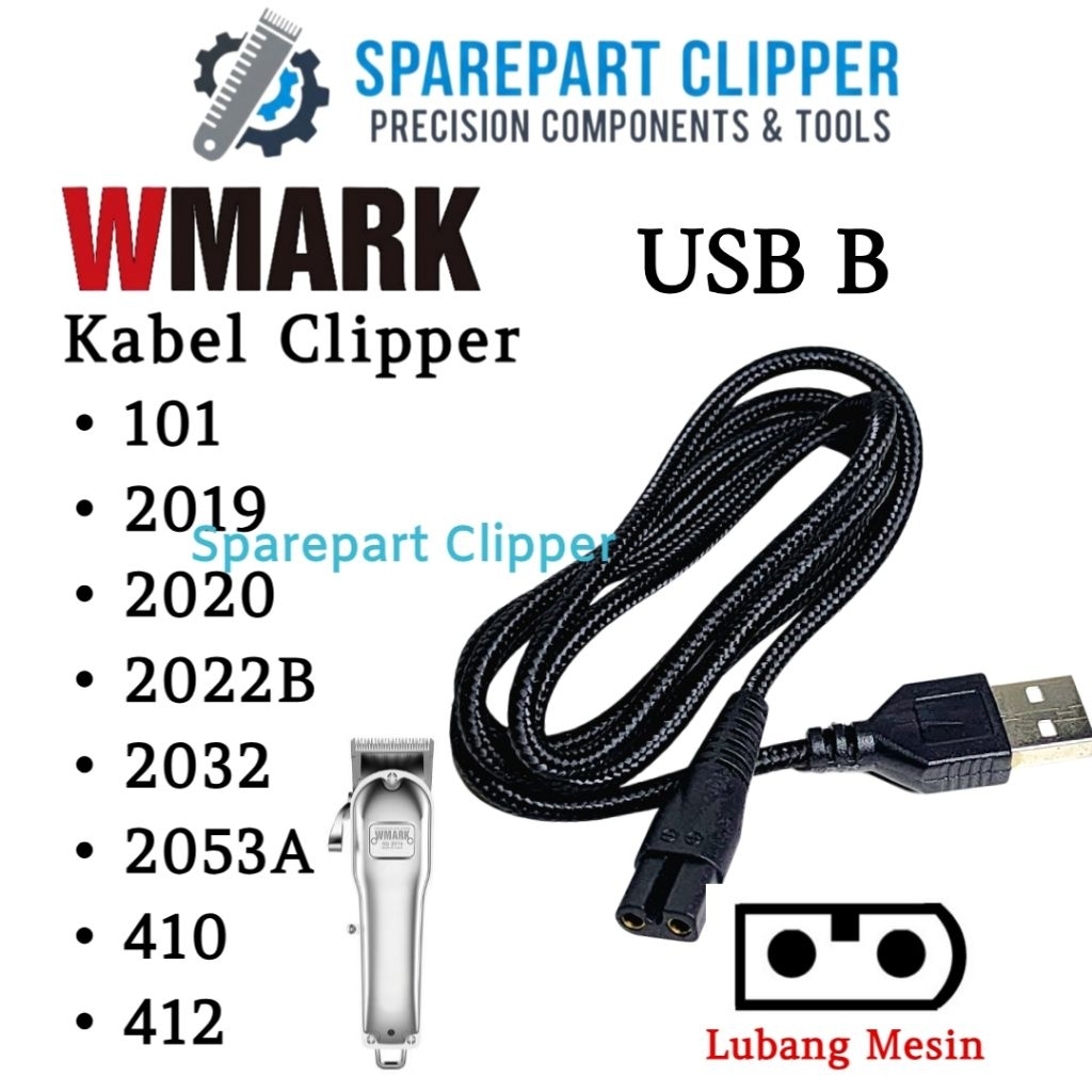 Kabel Charger Wmark 2019 2020 2032 Casan Wmark Sparepart Clipper #B