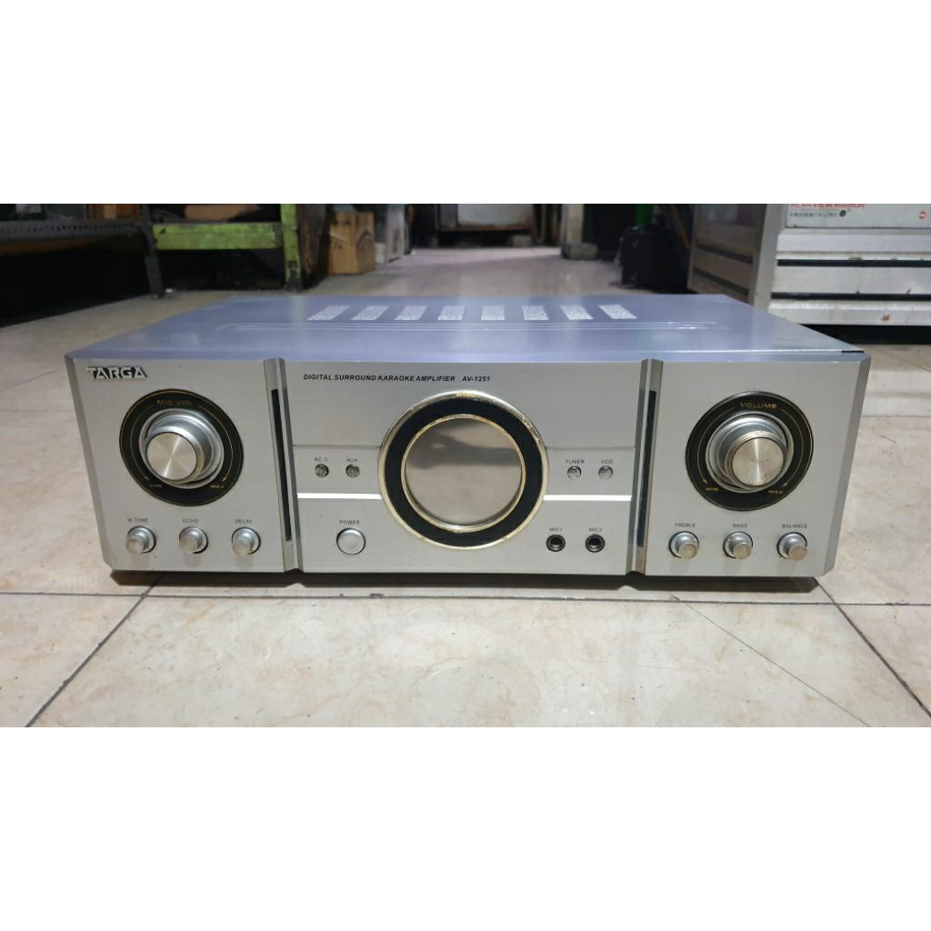 power amplifier karaoke targa av-1251 second bekas normal siap pakai sudah di tes