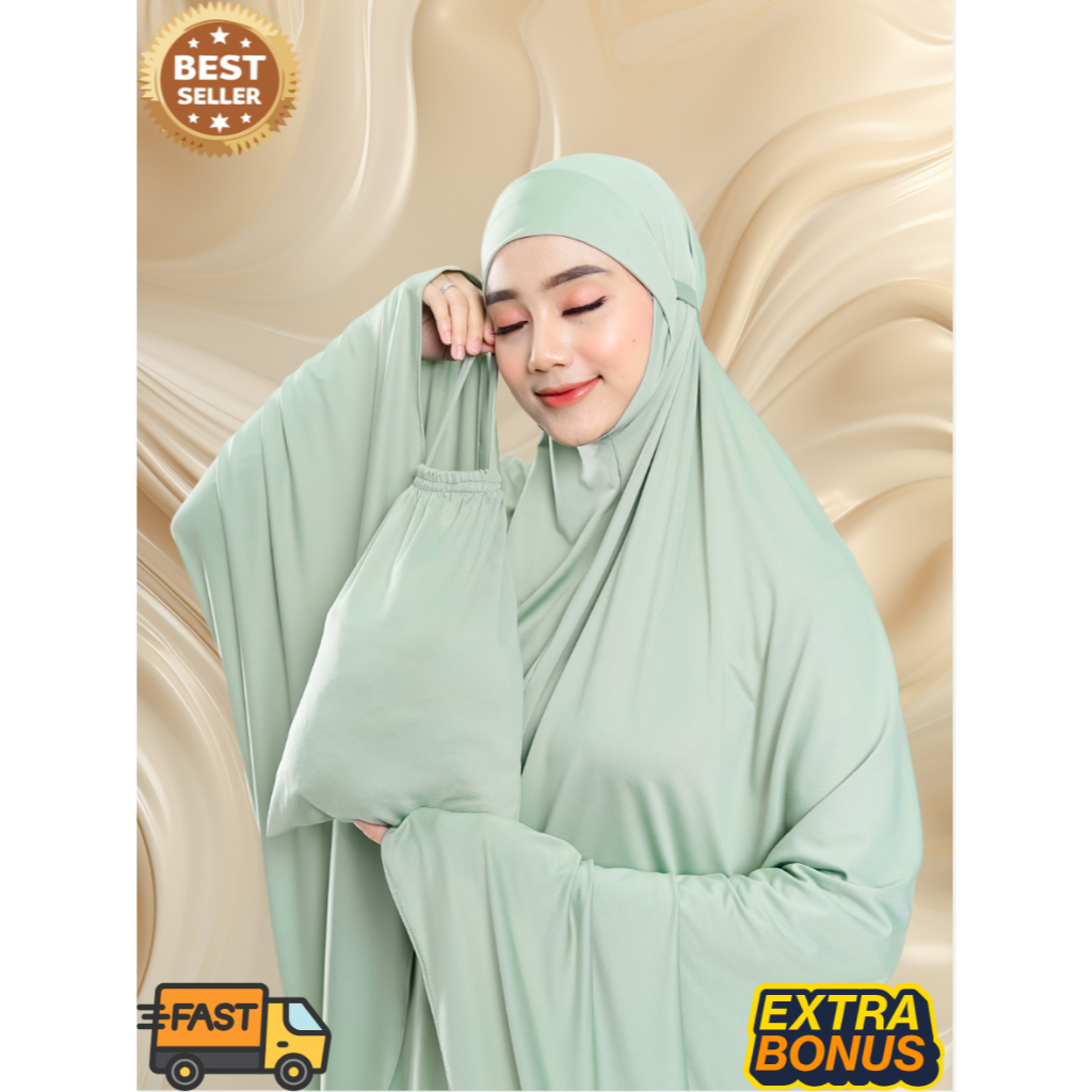 Mukena Dewasa |Matt jersey Zoya Premium | Mukena Perlengkapan Solat Size Jumbo