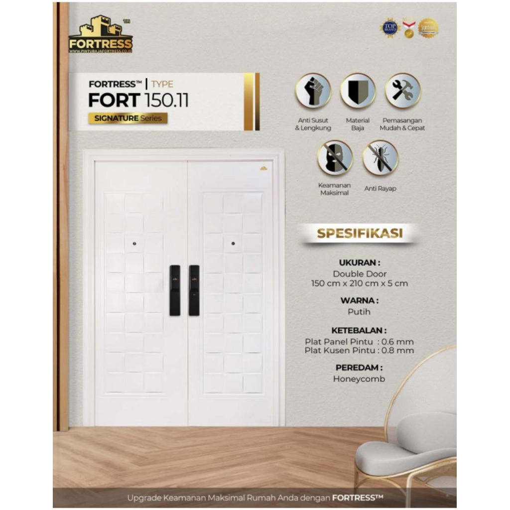 PINTU BAJA FORTRESS TYPE FORT 90.11,120.11,150.11