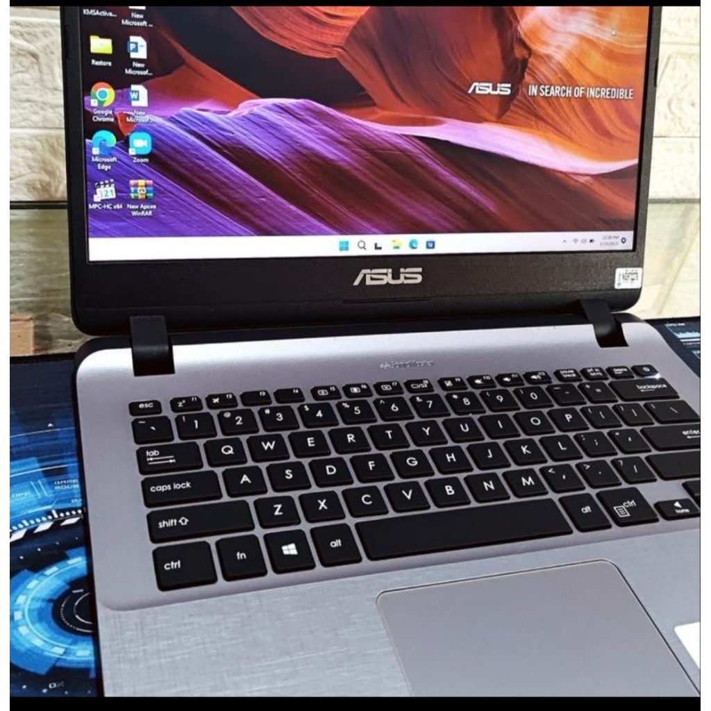 LAPTOP ASUS Vivobook A407M Intel celeron RAM 8GB SSD 128GB