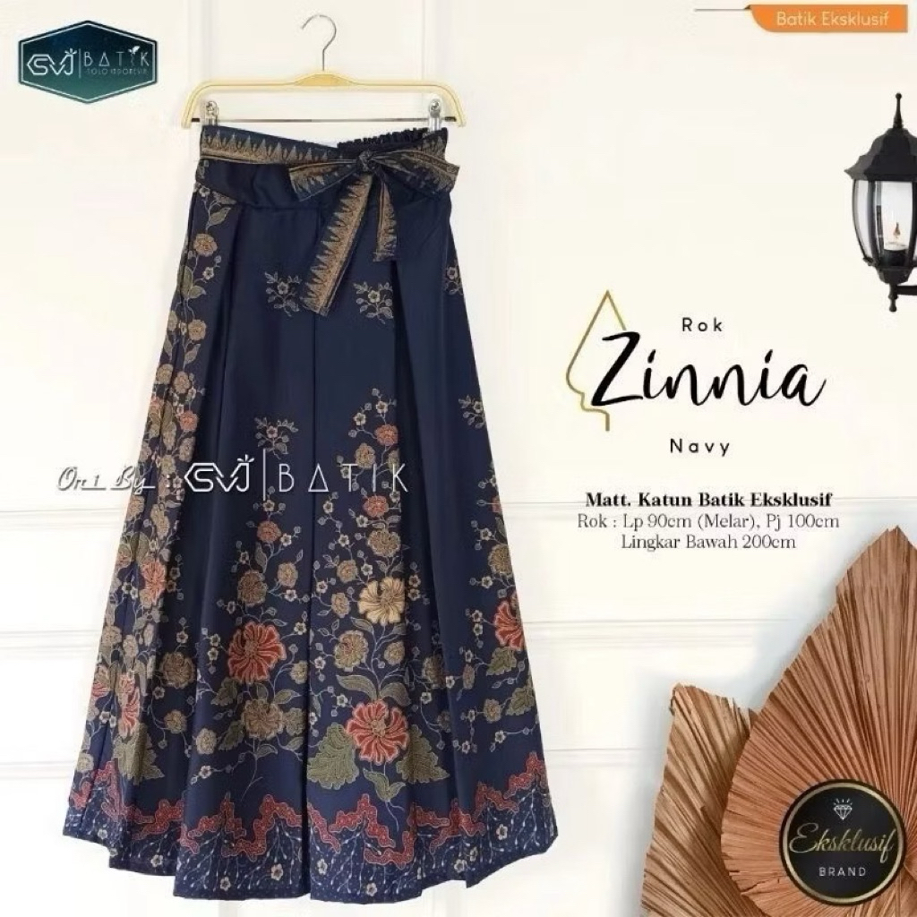 Rok Batik Panjang Bawahan Batik Wanita Rok Unggul Jaya Rok Kantoran Katun Halus Premium by Batikwidi