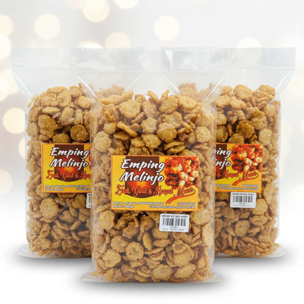 EMPING MELINJO MANIS 1KG ( MATANG )100% ASLI PRODUKSI LIMPUNG BATANG