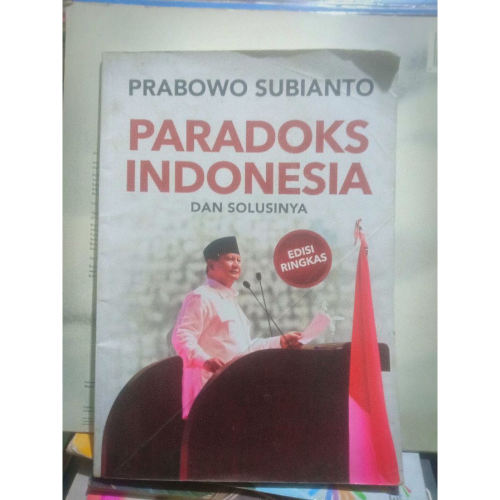 buku Prabowo Subianto Paradoks Indonesia dan Solusinya