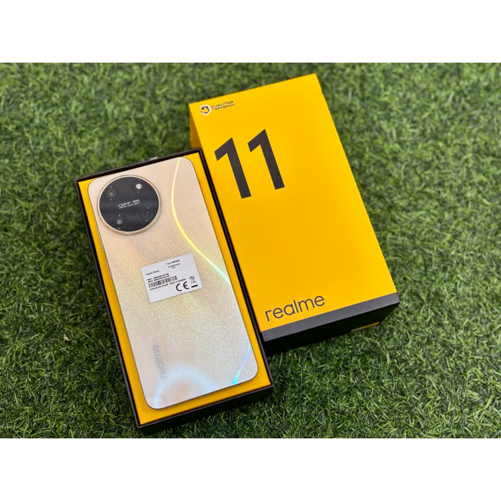REALME 11 8/256GB SECOND LENGKAP MULUS RESMI INDONESIA
