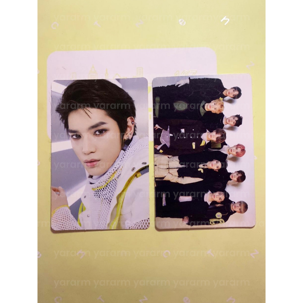 PC Photocard Sticker Official NCT 127 Superhuman - Taeyong & Group