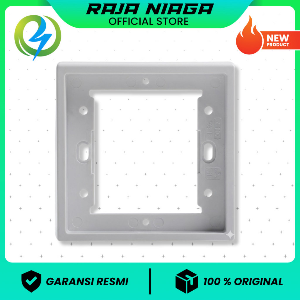 Bingkai Saklar 1 Gang Simon i7 Putih - Frame Cover 1G Simon 700610 WH Original