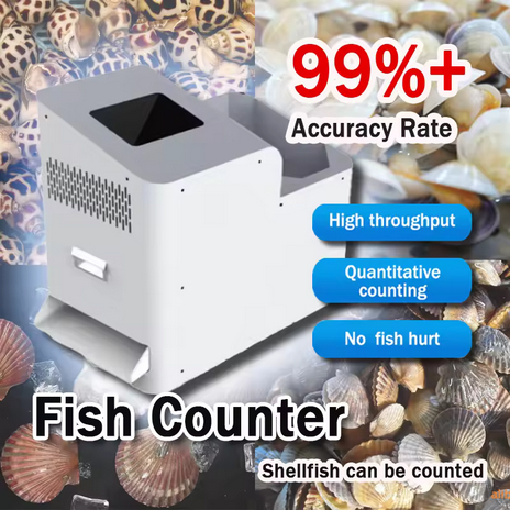 Mesin Penghitung Benih Ikan FutureCounter untuk ukuran 0,5-20 cm di Perusanih Ikan haan Pembenihan I